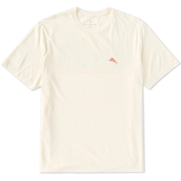 Men's Tommy Bahama Retro Surfside Tee XXL Vanilla Ice NWT - Picture 3 of 5